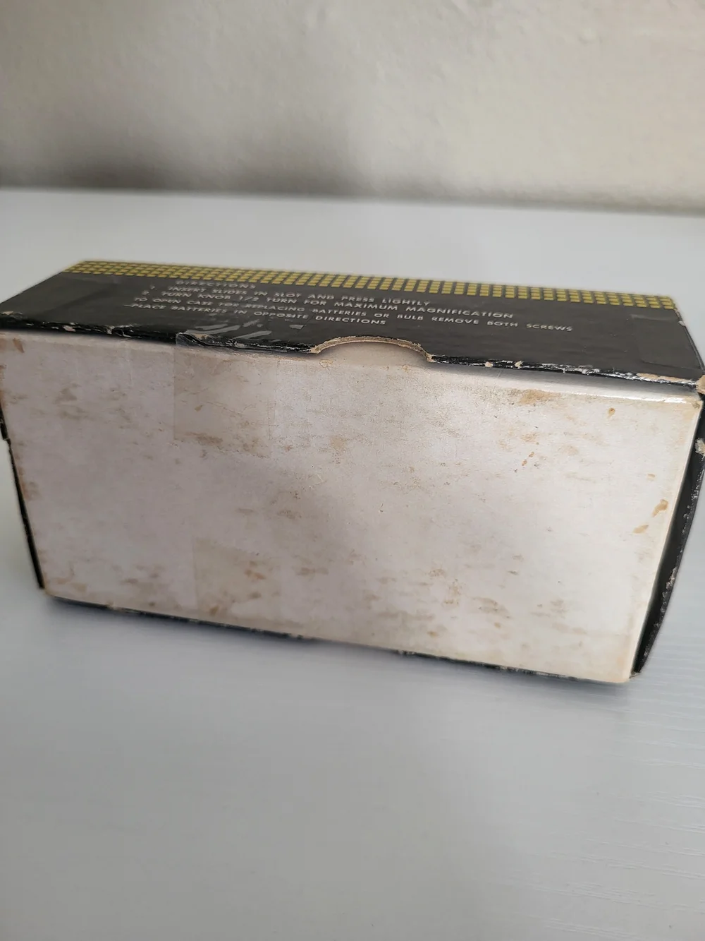 Arrow View 35mm Slide Viewer In Box Gray Marble Vintage